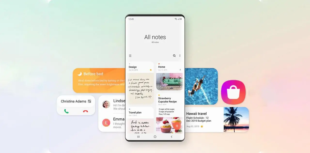 Обновлённые приложения из One UI 3.0 можно установить на смартфоны Samsung с UI 2.0