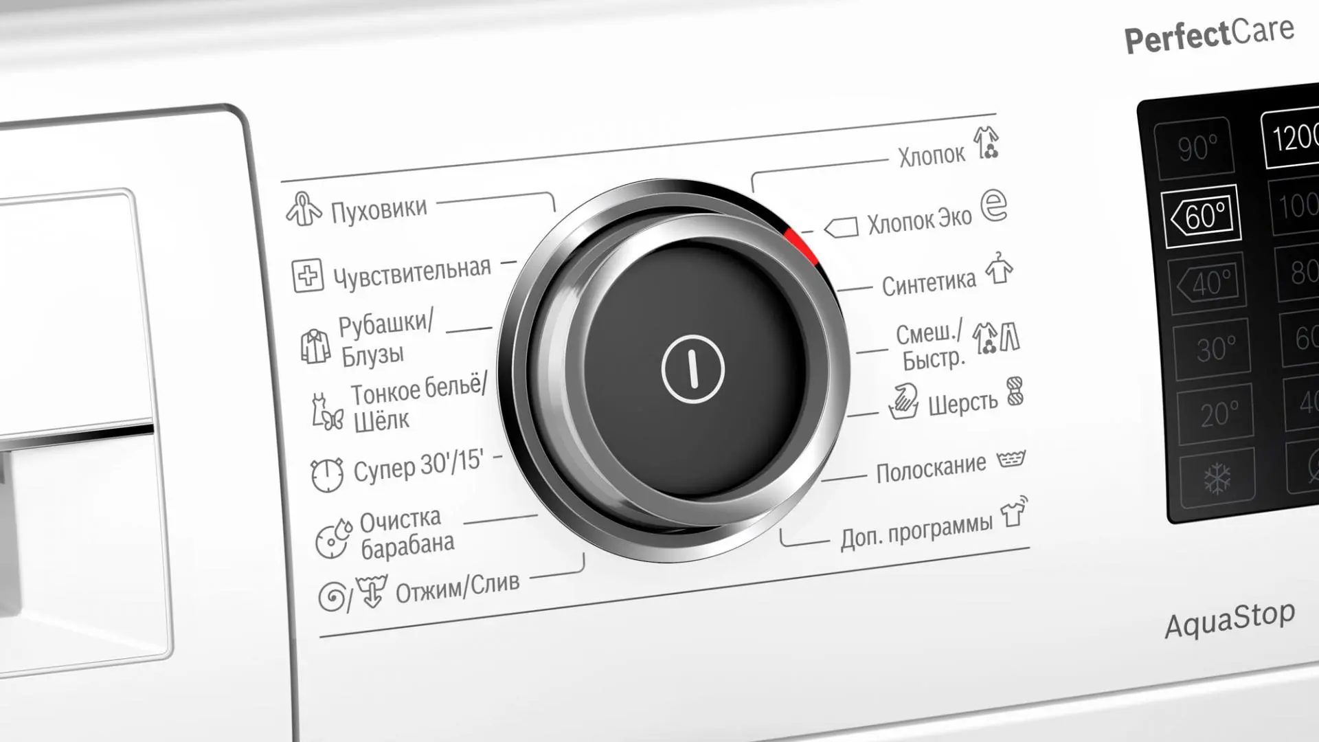 Обновлённая линейка стиральных машин Bosch PerfectCare с уникальным зауженным дизайном.