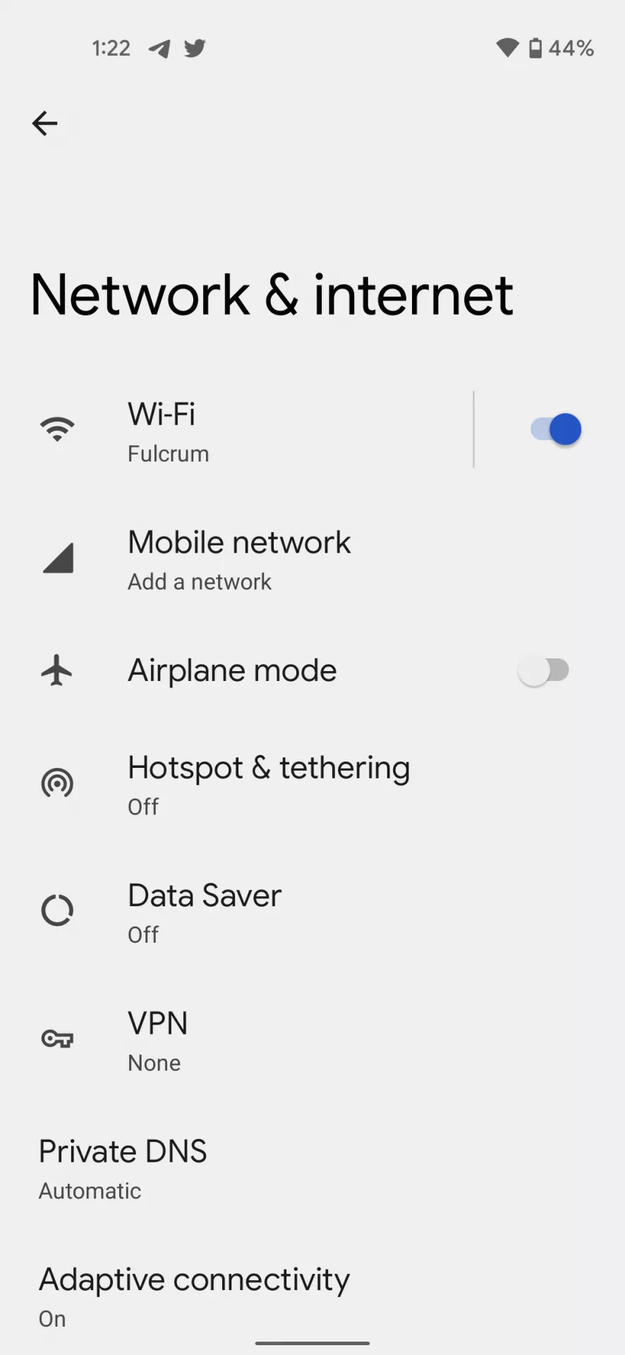 Android 12 DP3: меню настроек с обновленным дизайном и анимацией отскока по умолчанию