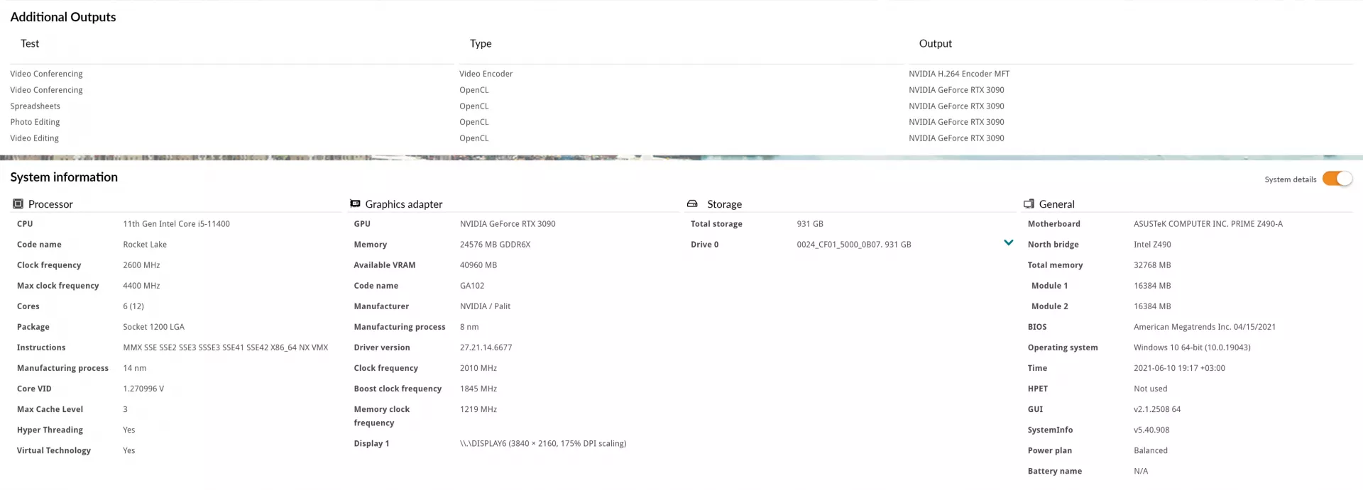Тест-драйв процессора Intel Core i5-11400