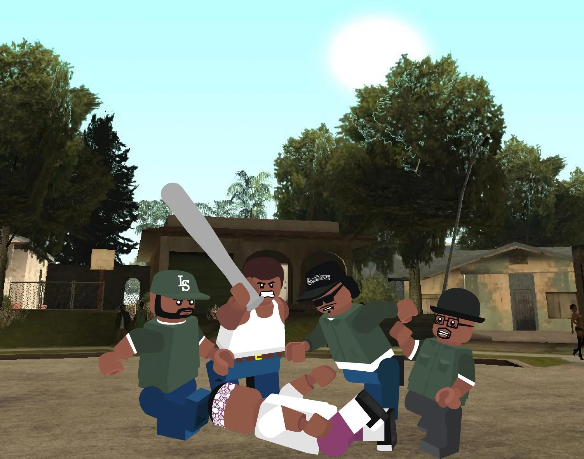 Как&nbsp;бы выглядела GTA: San Andreas, если&nbsp;бы ее разработкой занимались авторы LEGO 
