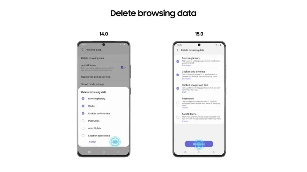 Браузер Samsung Internet обновился до 15 версии, пока бета