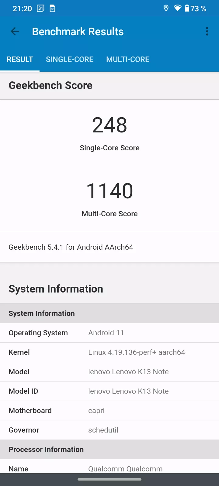 Тест-драйв смартфона Lenovo K13 Note