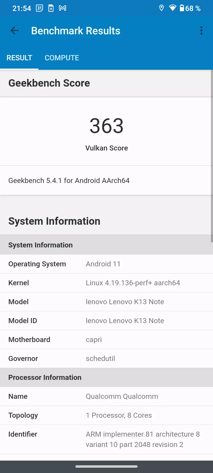 Тест-драйв смартфона Lenovo K13 Note