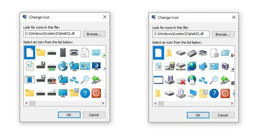 В Windows 10 скоро не останется иконок из Windows 95