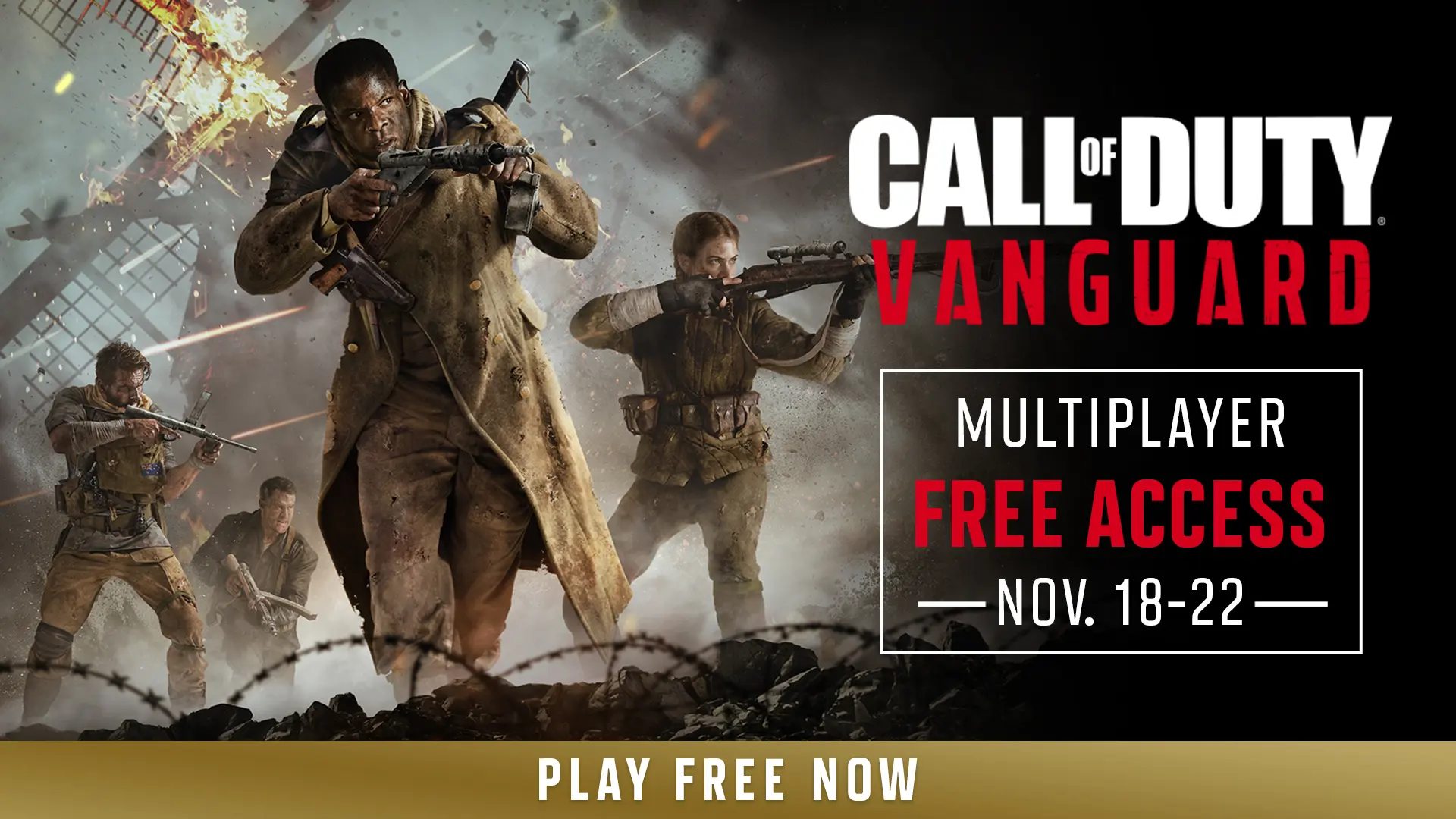 Новая Call of&nbsp;Duty: Vanguard будет временно бесплатной 