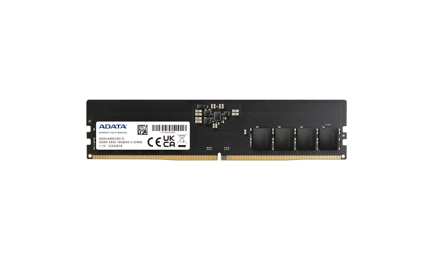 ADATA анонсирует модули памяти DDR5-4800