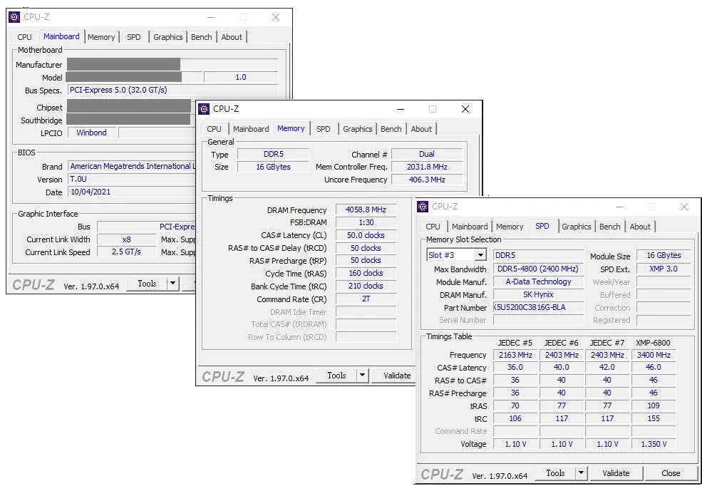 XPG первыми разогнали DDR5 до 8118 МГц
