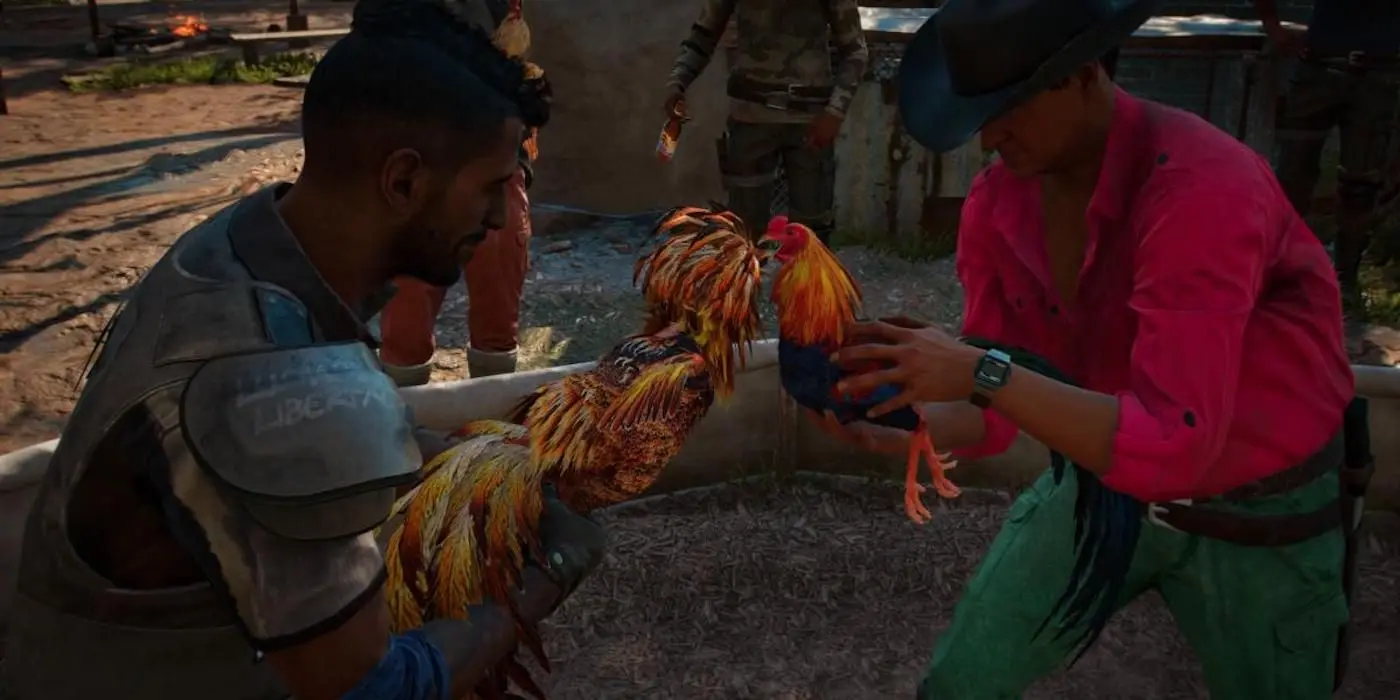Защитники животных требуют убрать петушиные бои в Far Cry 6 в стиле Mortal Kombat
