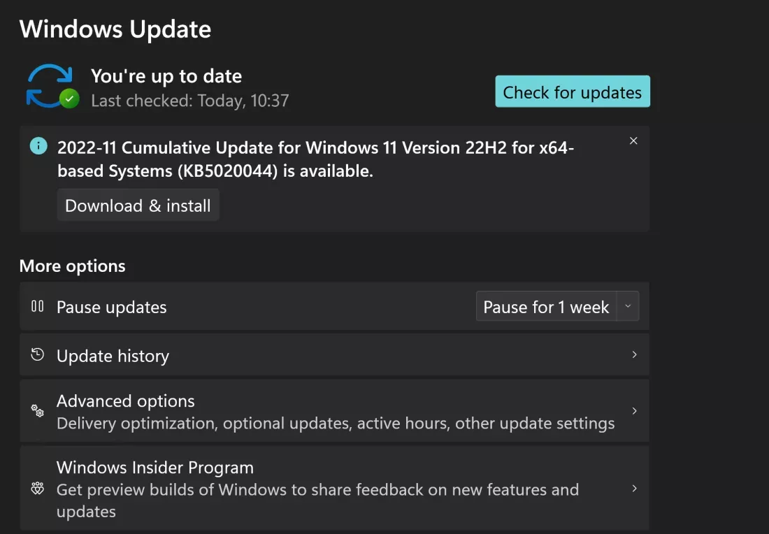 Microsoft начала раздачу ускоряющего-исправляющего обновления для Windows 11