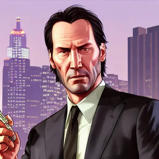 Нейросеть показала как Киану Ривз, Эмма Уотсон, Бэтмен выглядят в мире GTA 5
