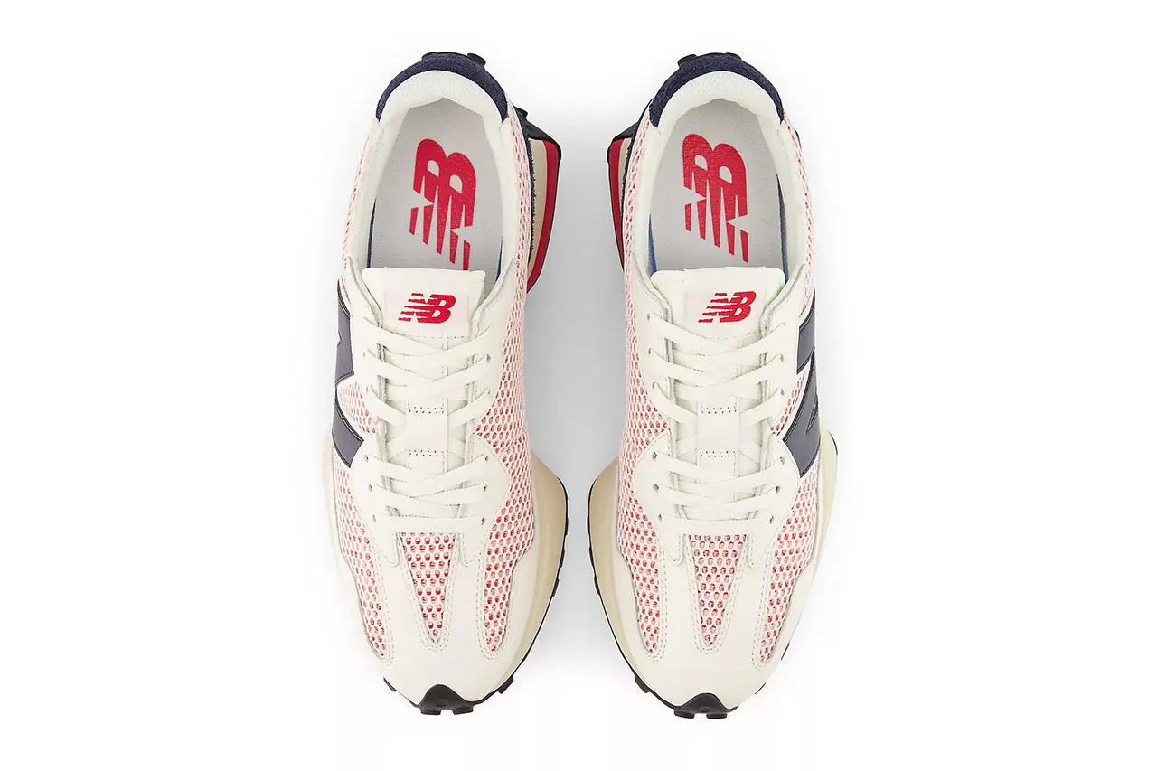 Переосмысленные New Balance 327 с сетчатым верхом