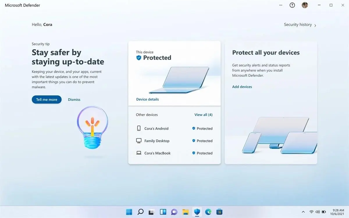 Предварительная версия Microsoft Defender доступна некоторым пользователям Windows и Android