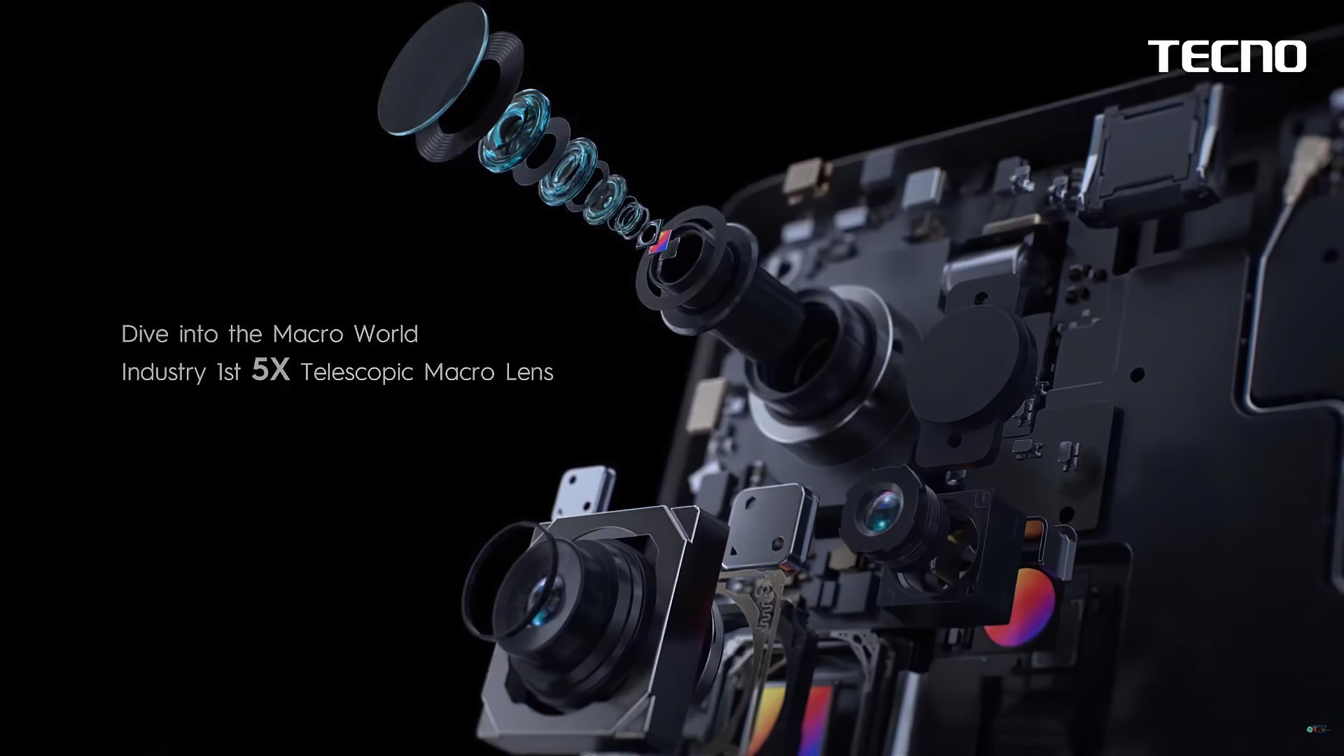 TECNO готовит выдвижную макро-камеру для смартфонов