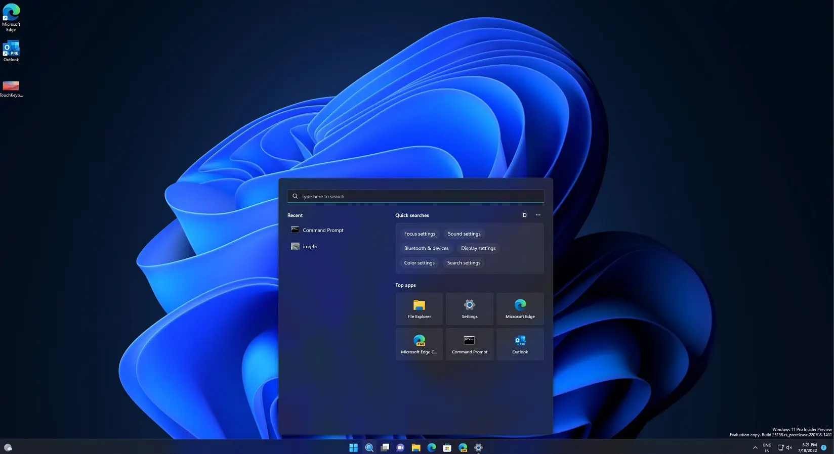Microsoft экспериментирует с поиском в Windows