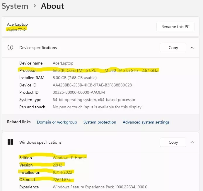 Windows 11 работает, как волшебная, на 12-летнем процессоре Intel