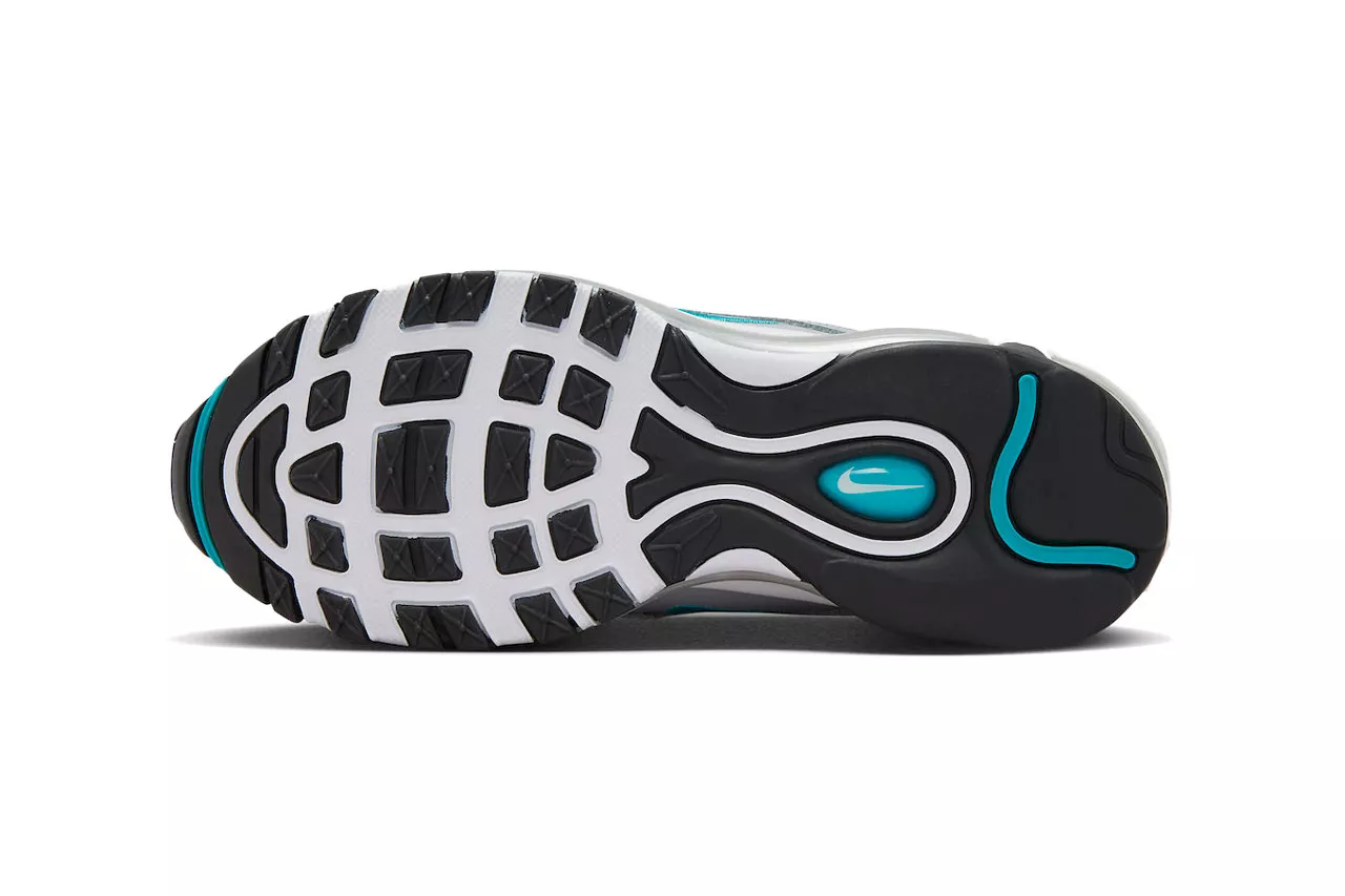 Nike представляет Air Max 97 в сером оттенке с вкраплениями цвета Aqua