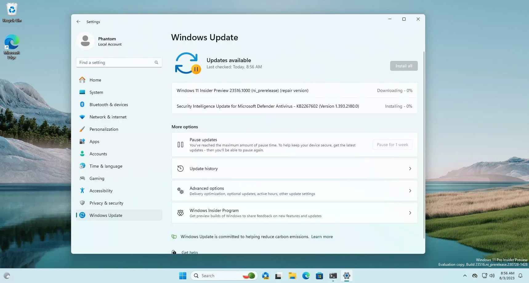 Windows 11 позволит делать сброс до заводских настроек без потери данных