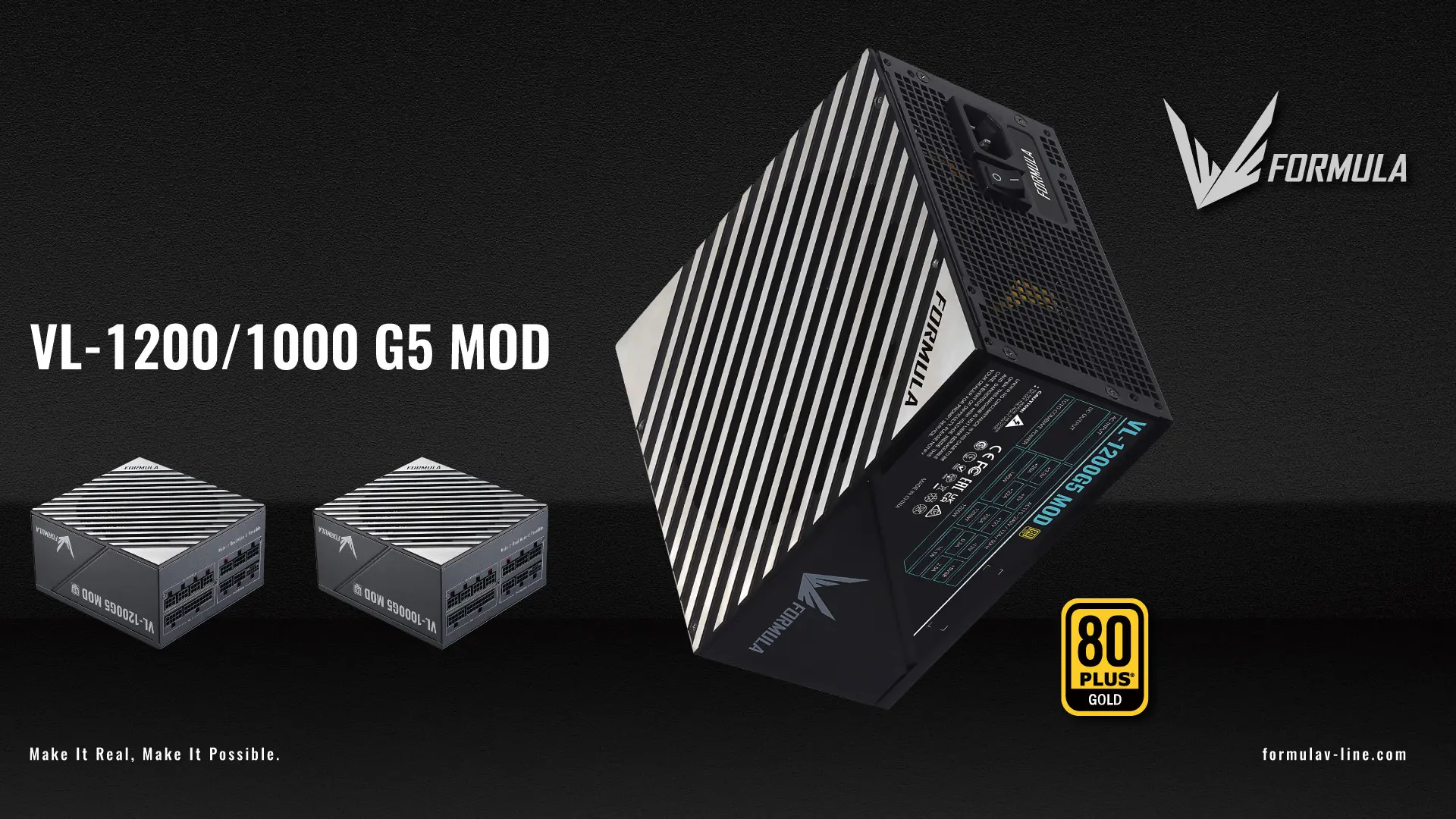 Formula V показывает новые модульные блоки питания ATX 3.0