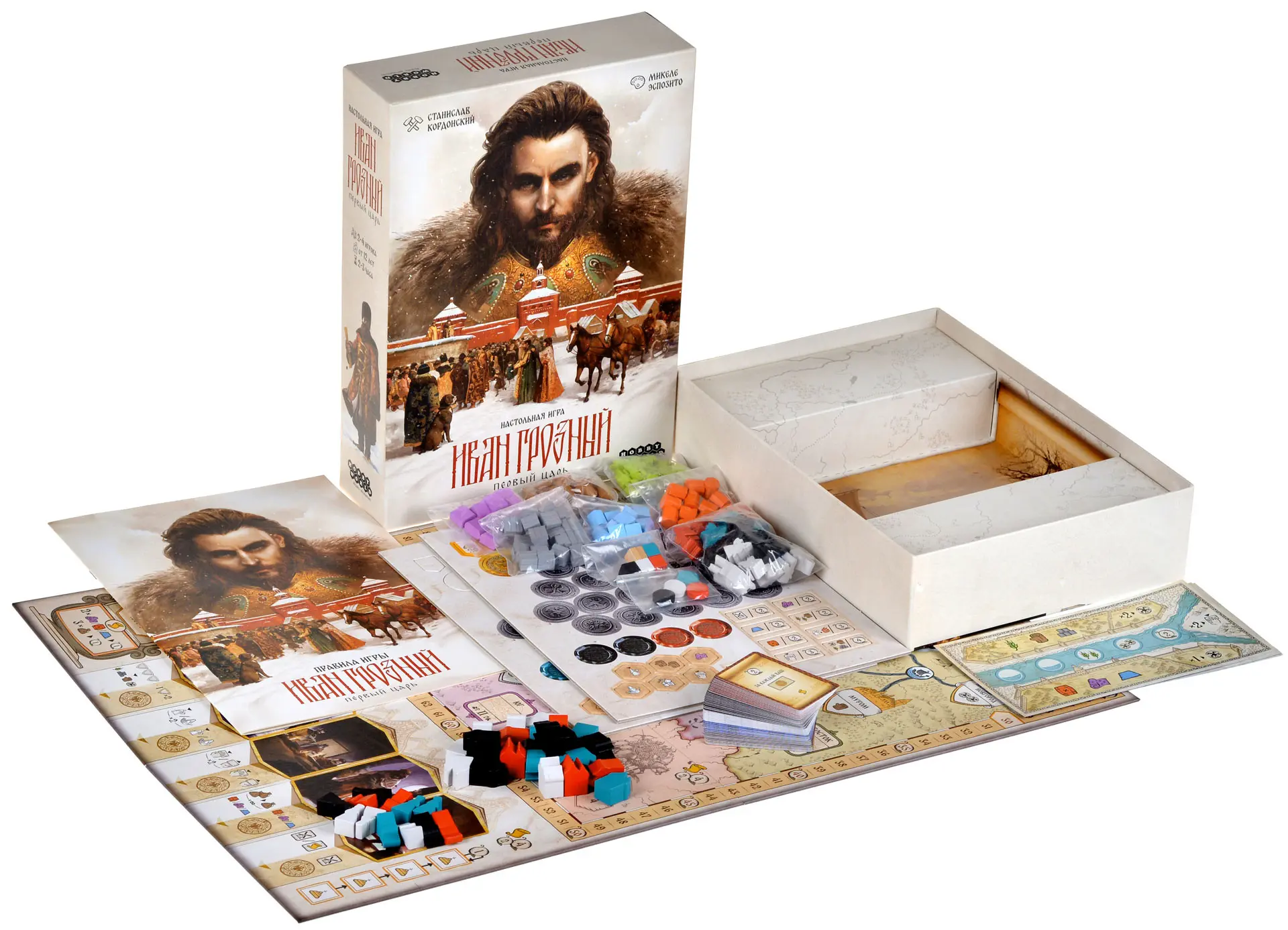 Hobby World выпускает новую настолку Иван Грозный: Первый царь. Бояре, интриги и царская милость