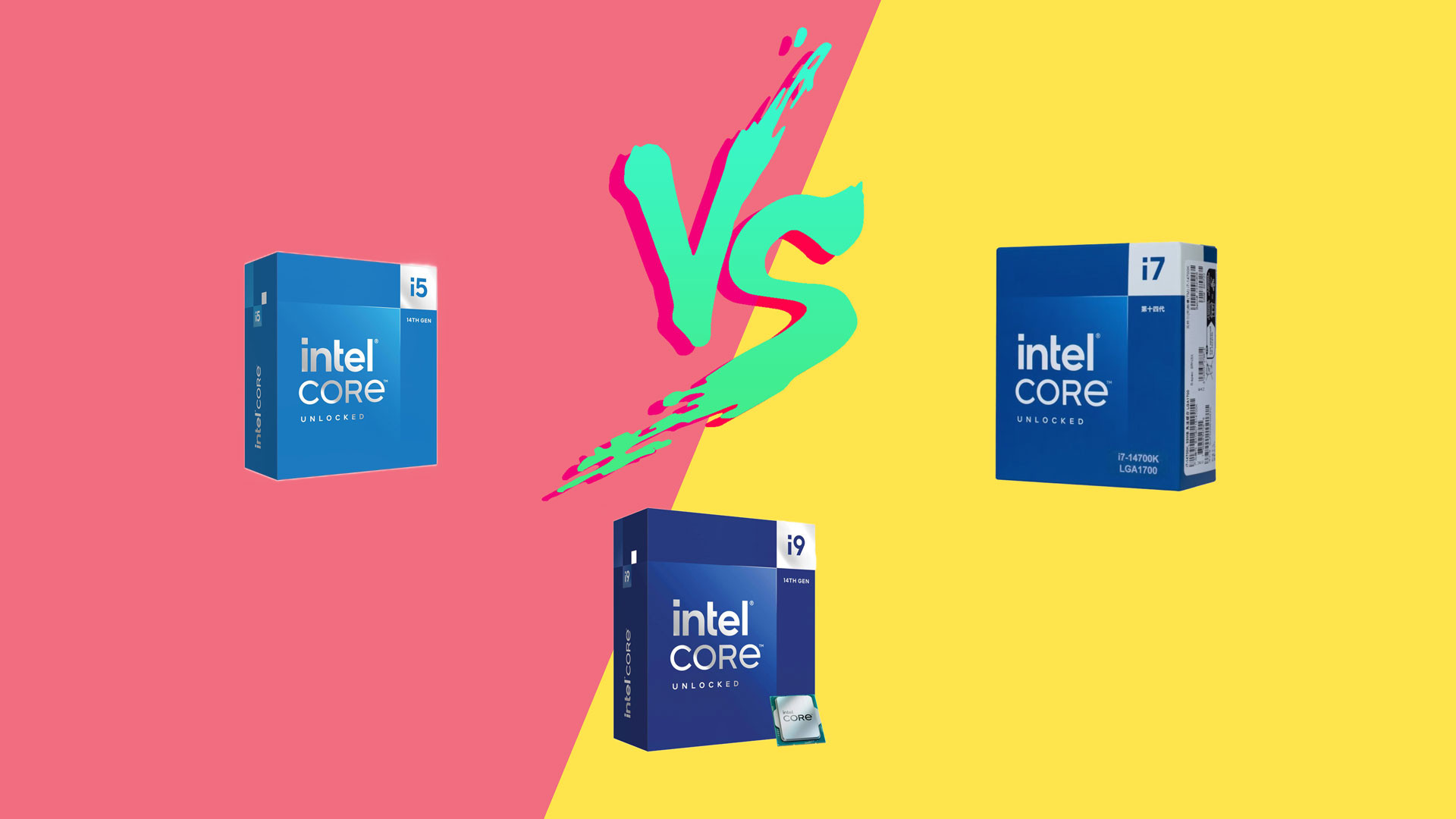 Сравнение процессоров: Intel Core i5-14600K против i7-14700K против i9-14900K
