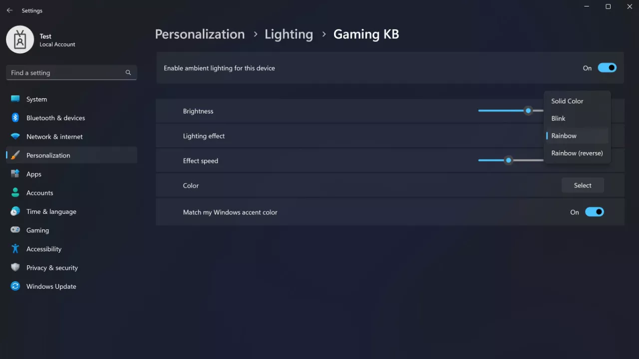 Windows сможет управлять всей RGB-подсветкой вашего ПК самостоятельно
