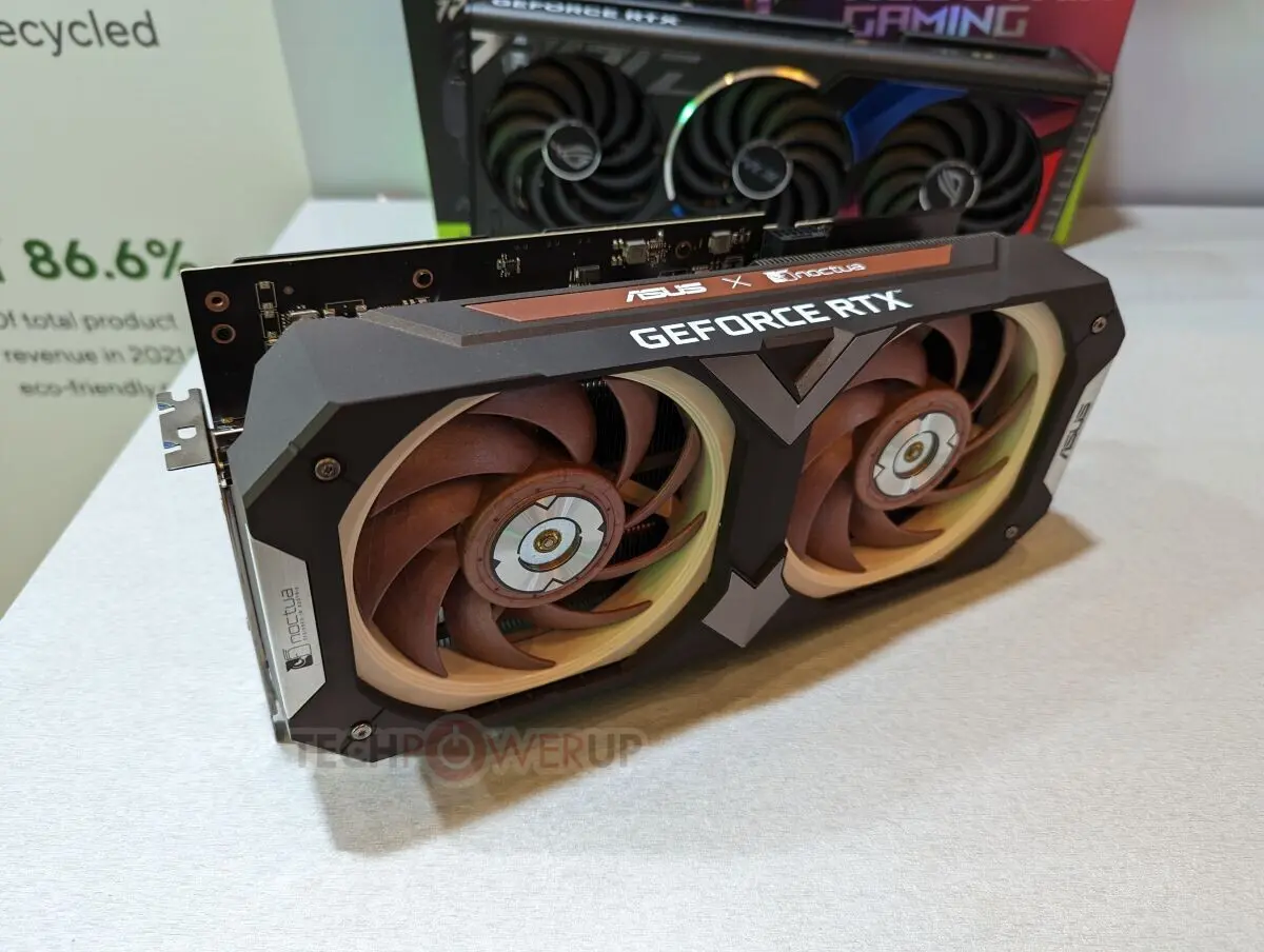 RTX 4080 от ASUS & Noctua тихая, но неприлично большая по размерам