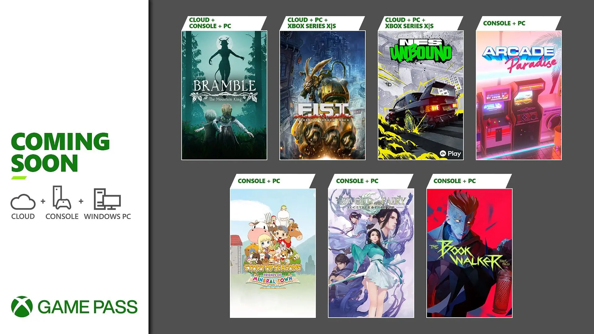 Обладатели Game Pass получат бесплатно Need for Speed Unbound и еще 6 игр 