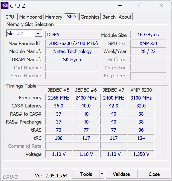 Обзор оперативной памяти Netac Z RGB DDR5-6200 32 GB C32 Silver