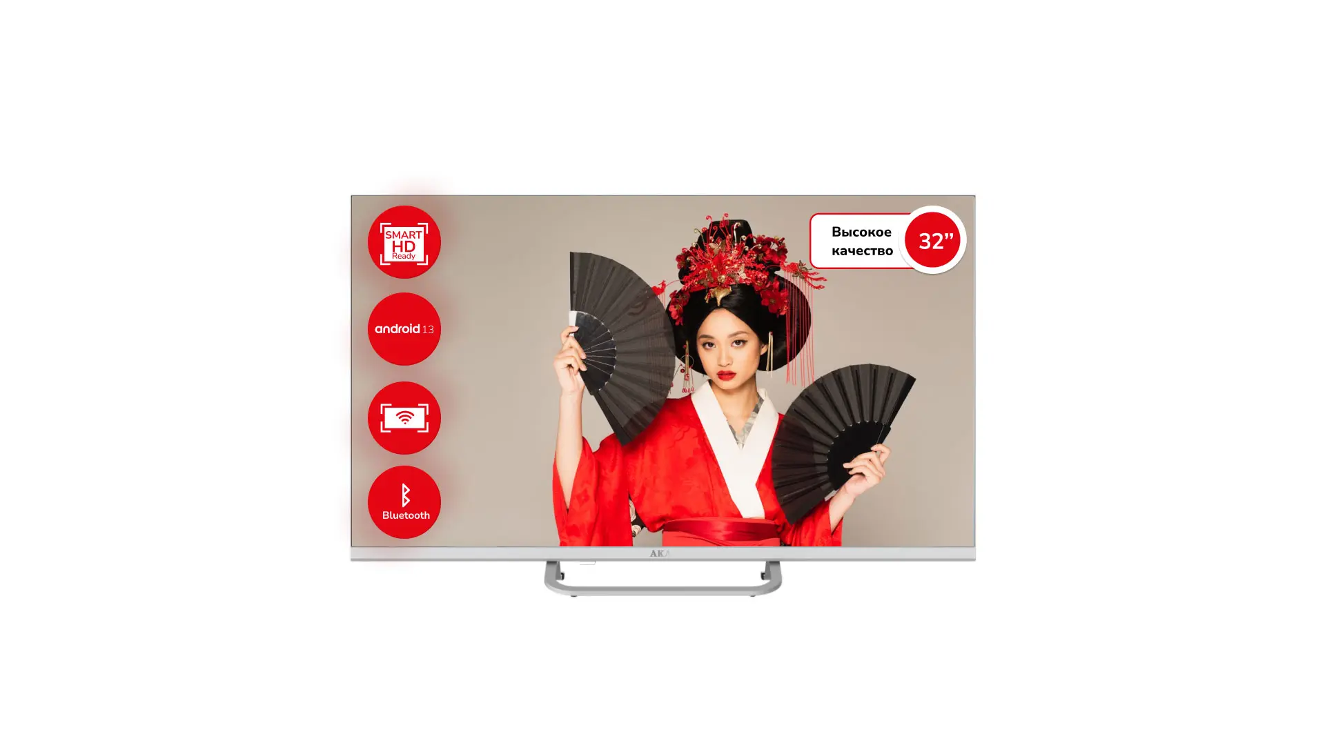 AKAI представляет белые телевизоры — стильное решение для кухни и дачи