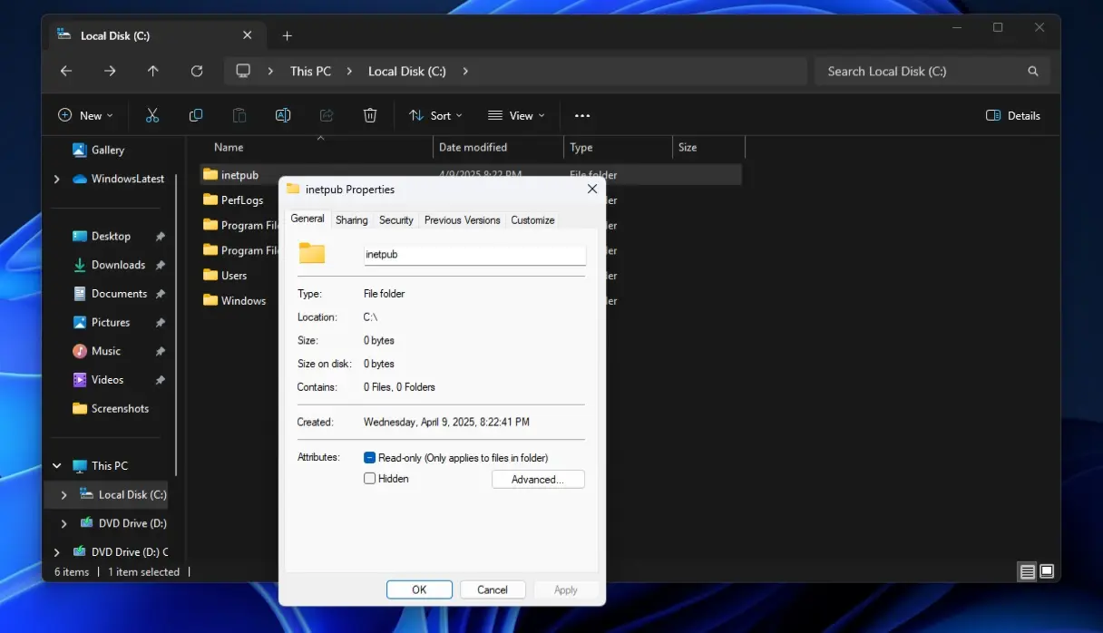 Какие пустые папки Windows нельзя удалять и почему