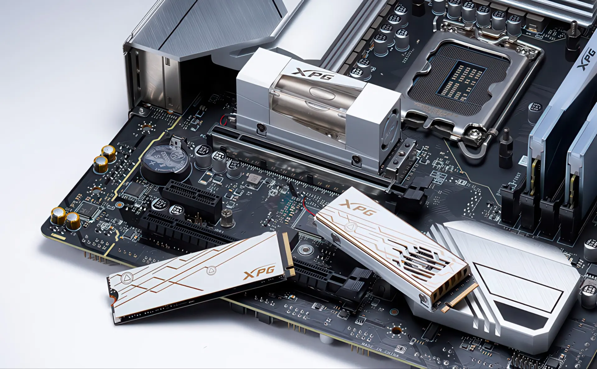 Жидкость и вентиляторы: XPG предлагает опробовать SSD Gen5 MARS 980