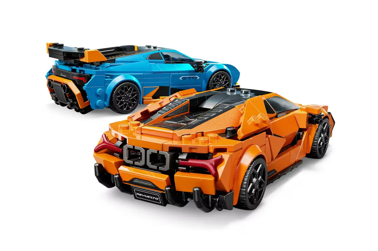 Набор LEGO 76926: собери Lamborghini Revuelto и Huracán STO для своей коллекции