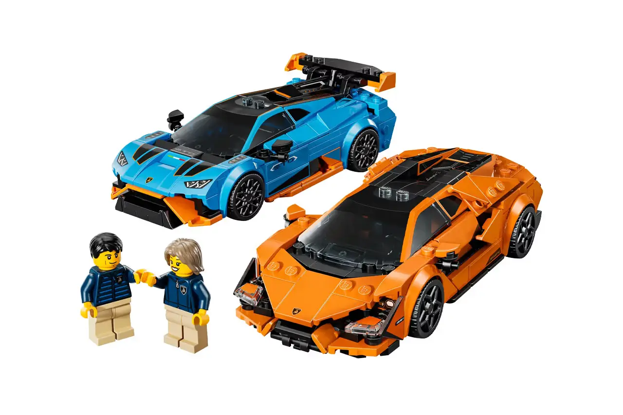 Набор LEGO 76926: собери Lamborghini Revuelto и Huracán STO для своей коллекции