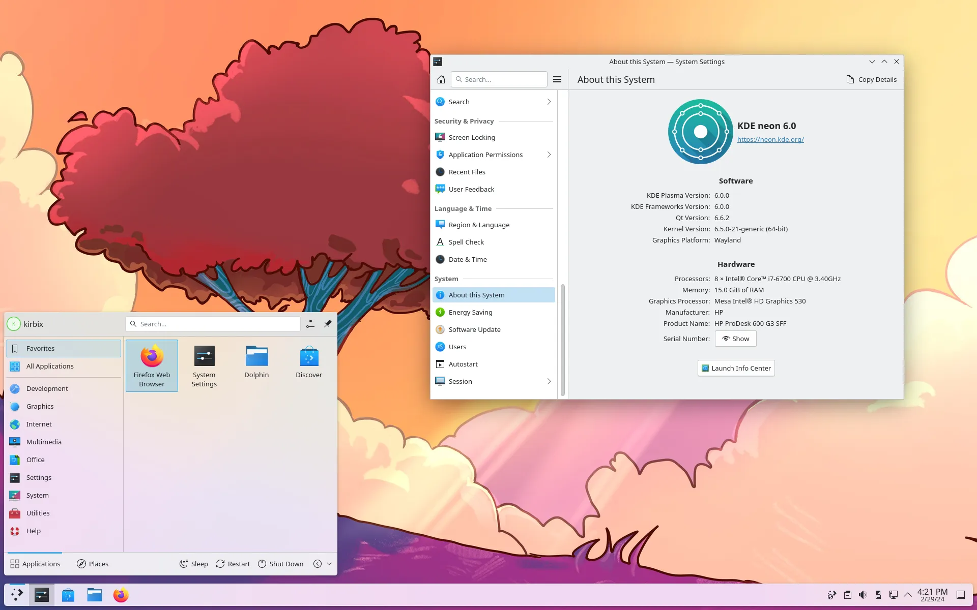 KDE Neon: гибкость и знакомый интерфейс
