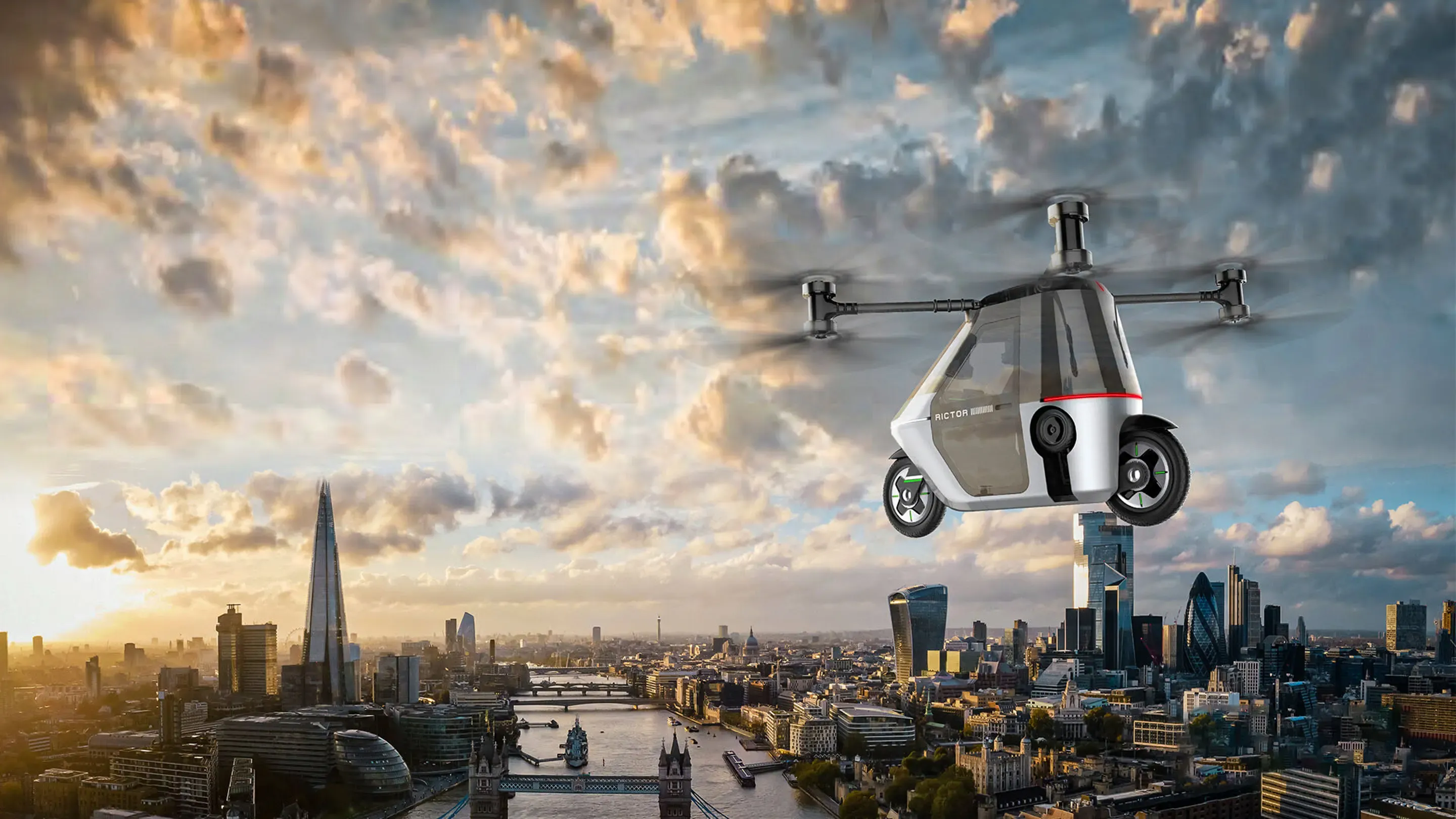 Skyrider X1: представлен амфибийный летающий мотоцикл с автономным управлением