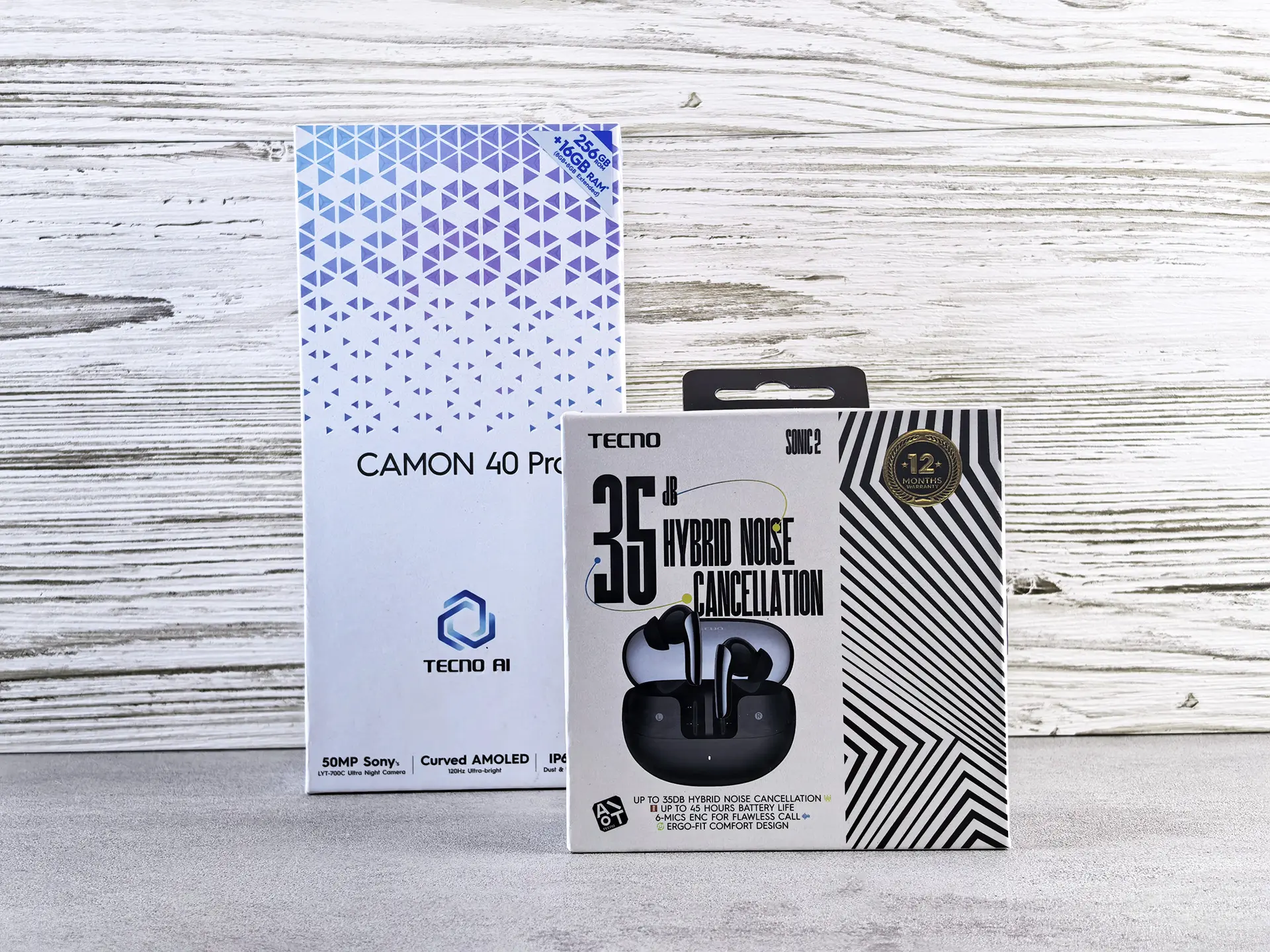 Обзор смартфона TECNO Camon 40 Pro и беспроводных наушников TECNO Sonic 2