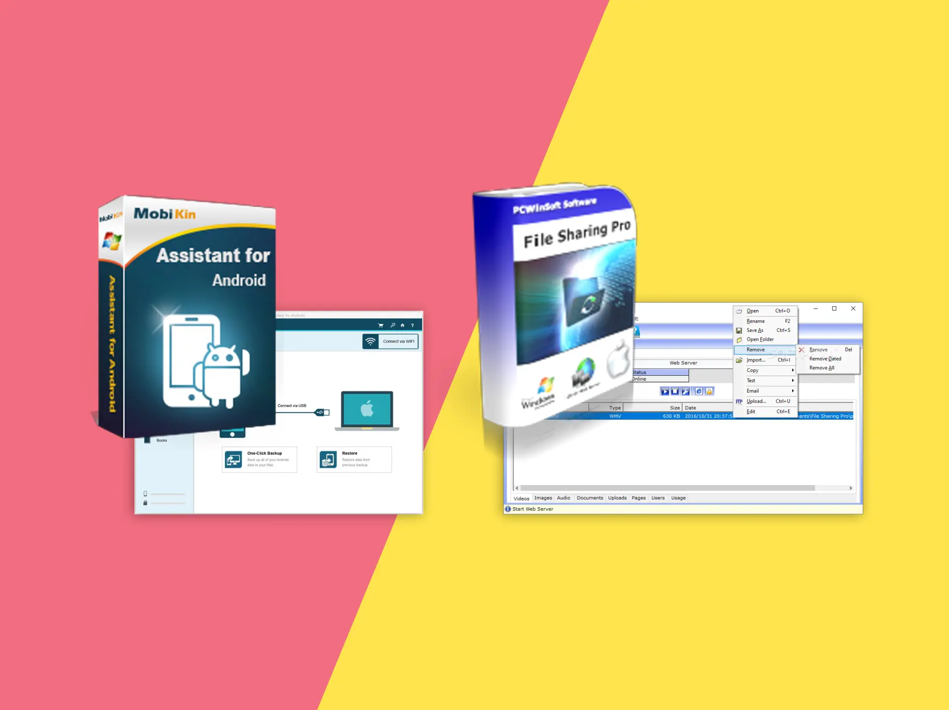 Всё для резервного копирования и обмена файлами: MobiKin + File Sharing Pro — раздача лицензий