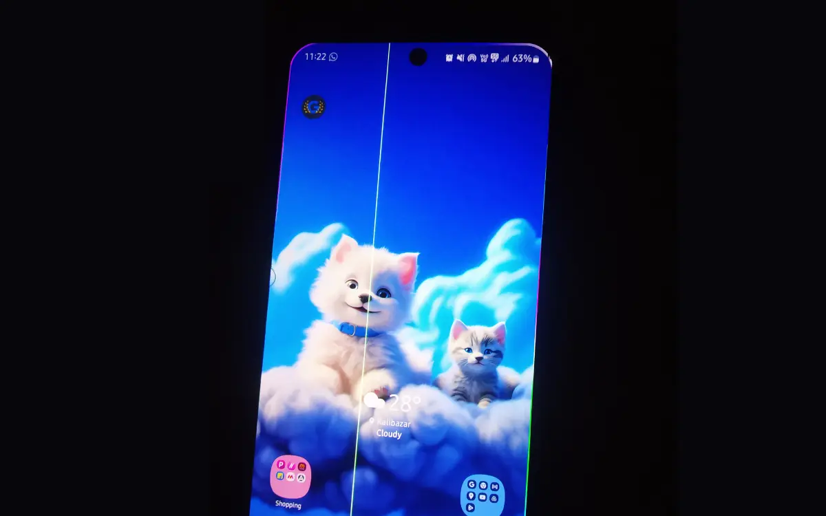 Какие смартфоны Samsung страдают от зелёных линий на экране — полный список