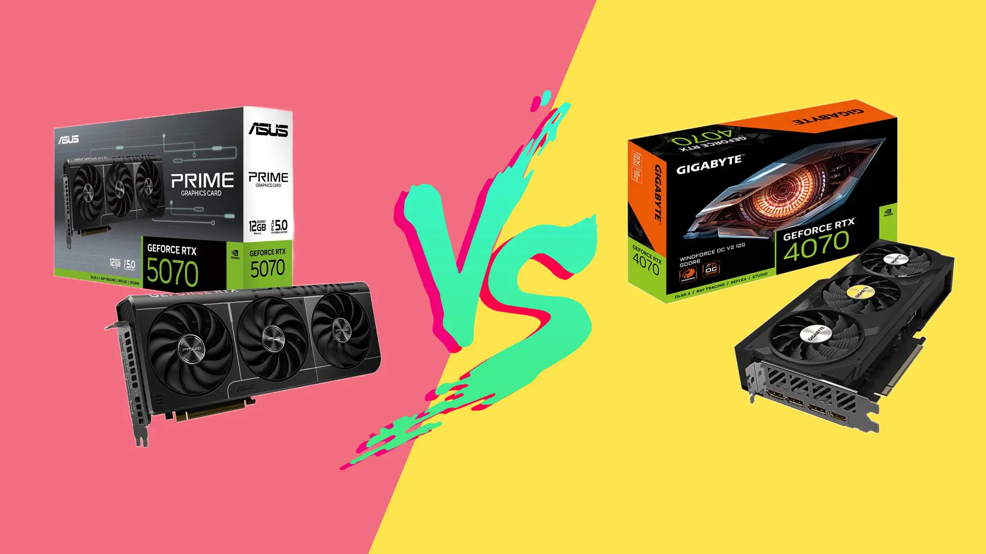 NVIDIA GeForce RTX 5070 или RTX 4070: какая окажется быстрее