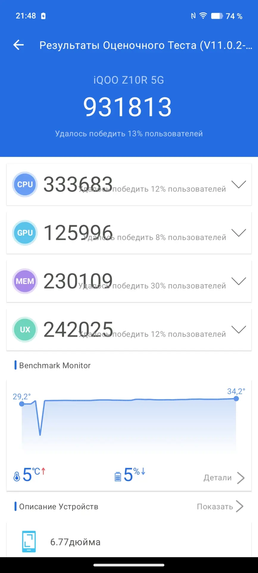 Обзор iQOO Z10R: смартфона с ёмкой батареей, крепким стеклом и хорошей селфи-камерой