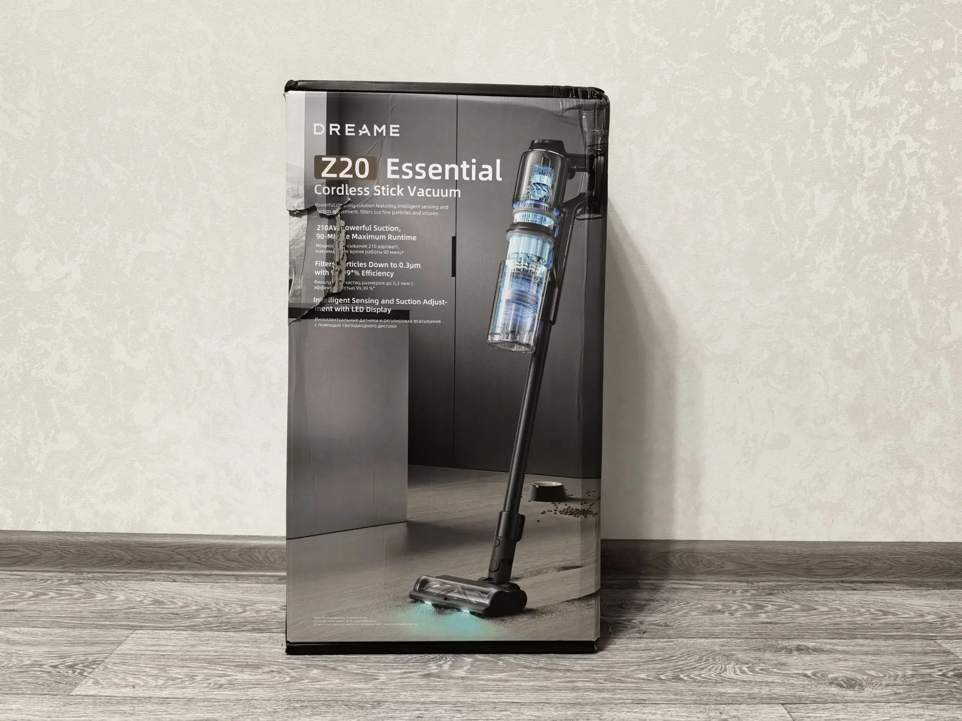 Обзор вертикального пылесоса Dreame Z20 Essential