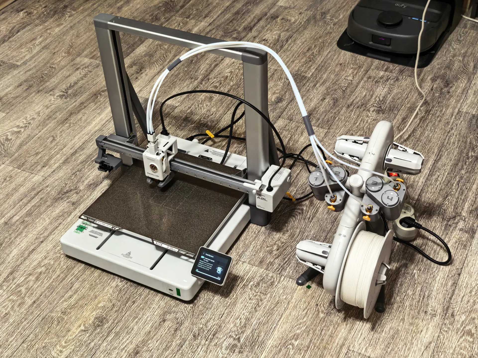 Обзор Bambu Lab A2L Combo — большой 3D-принтер с AMS lite и автономной калибровкой