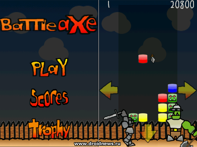 Battle Axe - рубим в тетрис!