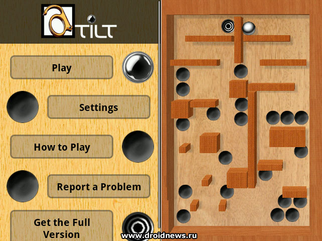 aTilt 3D Labyrinth Lite - где-то должен быть выход