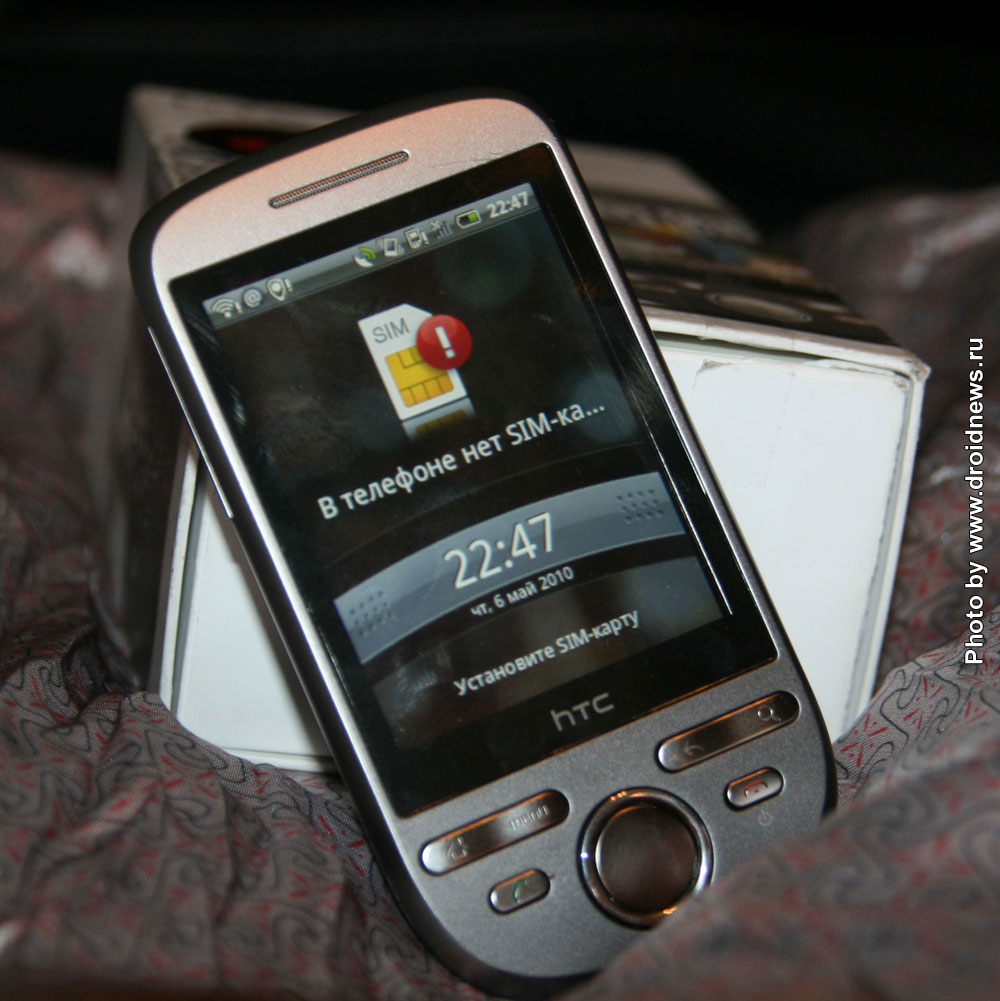 Обзор коммуникатора HTC Tatoo