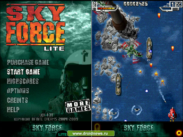 Sky Force - ностальгия по приставкам