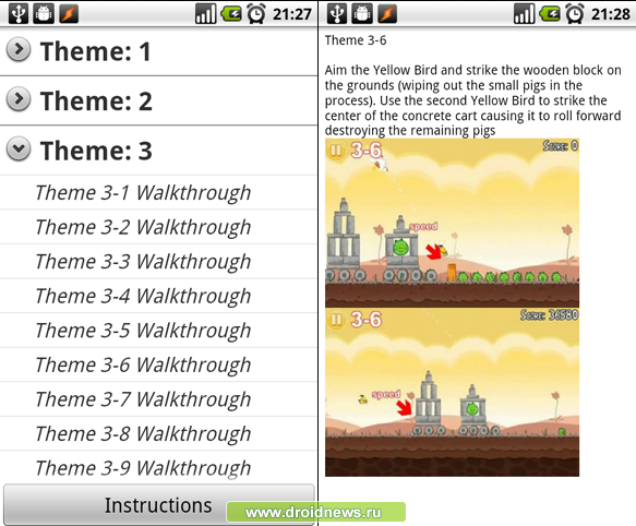 Angry Birds Cheats Walkthrough - гайд по прохождению Angry Birds