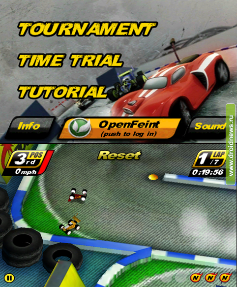 Touch Racing Nitro - аркадные 3D гонки