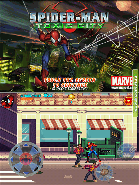 Spider-Man:Toxic City - человек-паук спешит на помощь